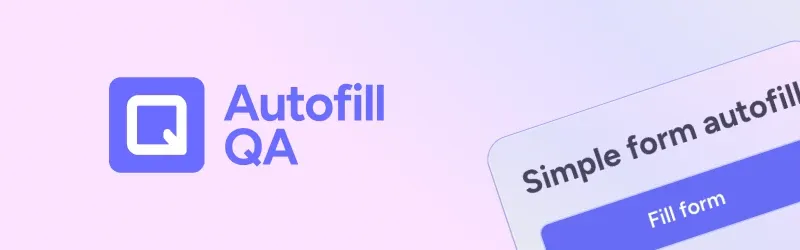 Autofill QA logo next to the extension form filler