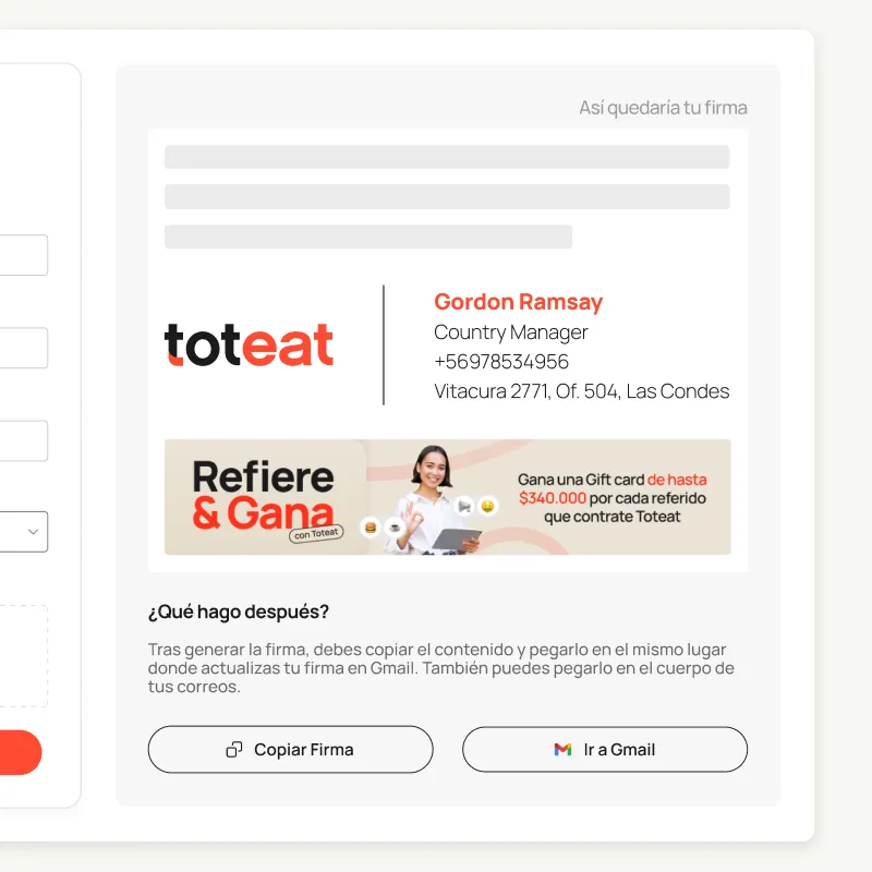 Signature preview for Gordon Ramsay with a referral promo banner